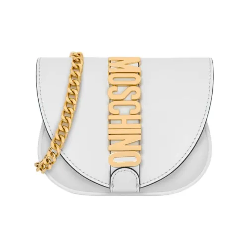 MOSCHINO Телячья кожа Сумка через плечо Мини Женская Белая