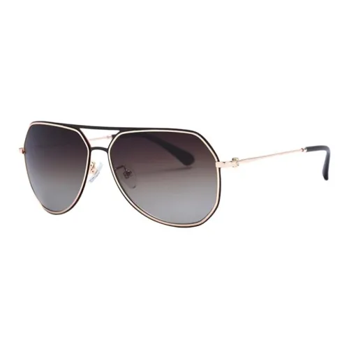 PORTS Пластина And Металл Aviator Солнцезащитные очки Мужской Кофе