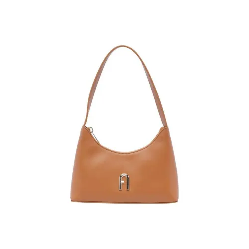 Furla Diamante Телячья кожа Сумка через плечо Мини Женская Коричневая