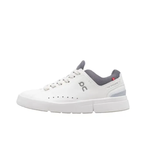 On The Roger Advantage Slip-resistant Abrasion-resistant Low-top Беговые кроссовки Женские Белые