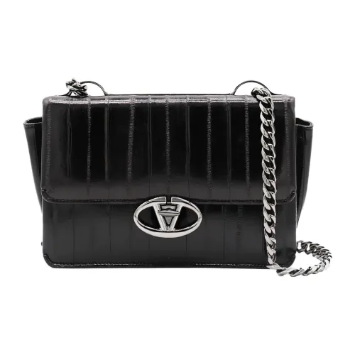 Valentino Сумка через плечо из коровьей кожи женская черная