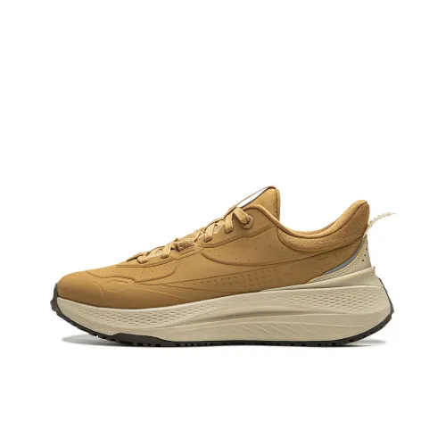 LiNing SOFT PLUS SHIELD Противоскользящий Устойчивый к истиранию Низкий Топ Casual Мужской Хаки