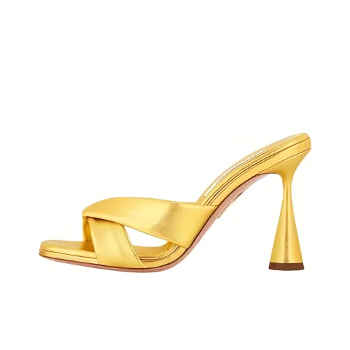 AQUAZZURA Слипоны Золотой Женские