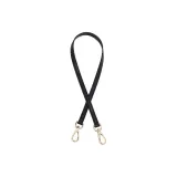 Чёрный - Перфорированный Золотистая пряжка + Короткий плечевой ремень с золотистой пряжкой [Перфорированный набор]