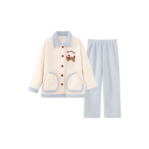 ЮЙЧЖАОЛИНЬ Pajama Комплект Женский Абрикосовый