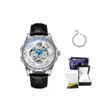 6033A Серебряный корпус с синими стрелками.