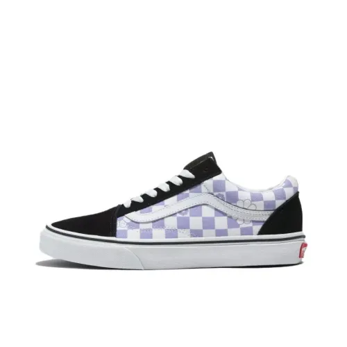 VANS Низкие кроссовки для скейтбординга унисекс белые фиолетовые