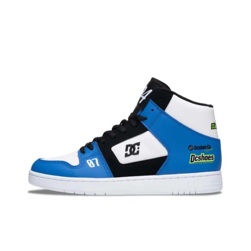 DC Shoes MANTECA 4 Устойчивые к истиранию высокие кроссовки для скейтбординга Мужские Синий Черный