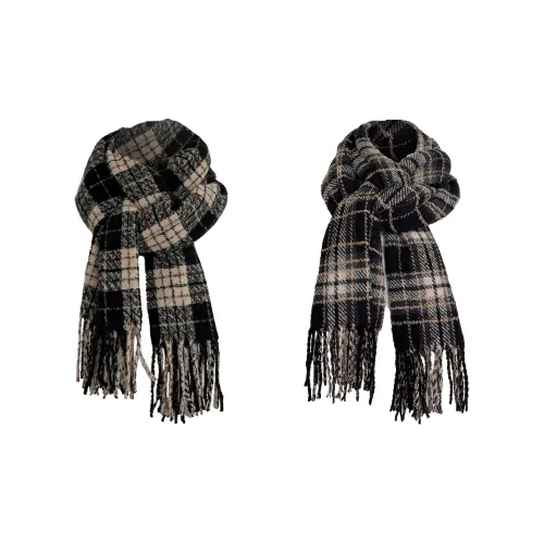 Tokyo Season Полиэстер Трикотаж Шарфы Унисекс Черный