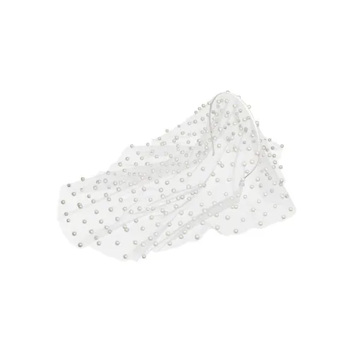 Jennifer Behr Нейлон Искусственный жемчуг Аксессуары для волос Женские Белые