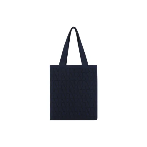 Valentino Garavani Полиэстер Тоут Сумка Сумка для покупок Сумка на плечо Сумка Мужская Морской Синий и Черный