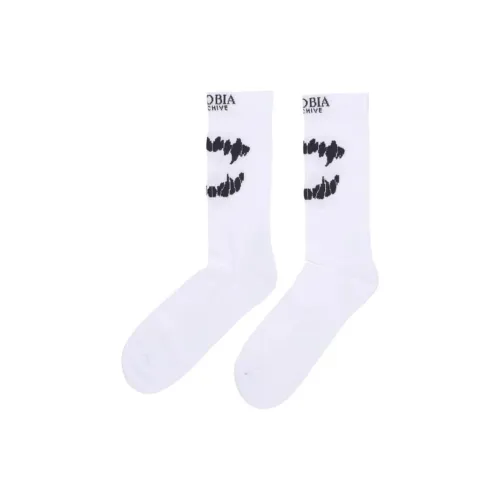 PHOBIA ARCHIVE Носки Crew Мужские 1 упаковка Белые