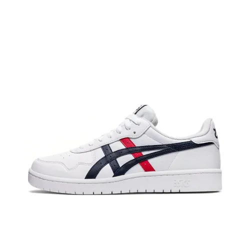 Asics JAPAN S Low Топ Скейтборд Кроссовки Унисекс Белый Черный Красный