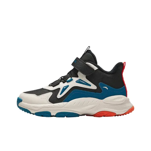 Antakids Slip-resistant Abrasion-resistant Thermal MID Top Kids Lifestyle Shoes Black Blue Teenagers Антакидс Слип-резистентный Устойчивый к истиранию Термический MID Топ Kids Lifestyle Shoes Черный Синий Подростки