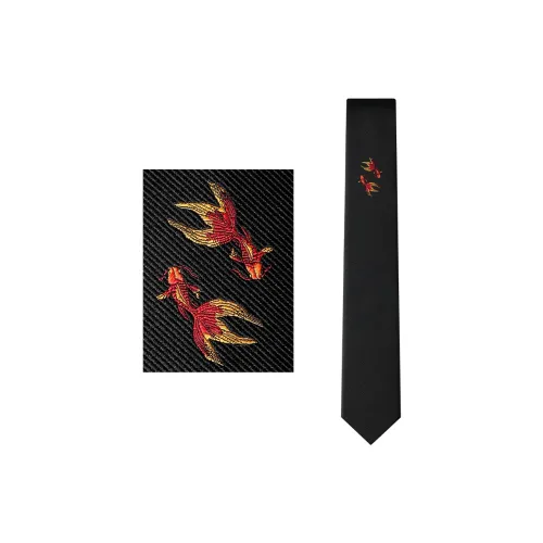 WILLIAM MILTON Шелковые галстуки Мужской Черный шелк Tutty High End Бизнес Коробка