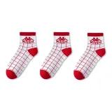 3 шт (Белый в клетку 3)