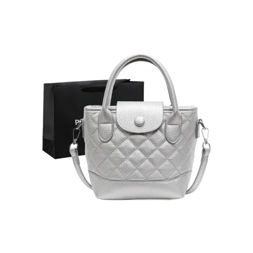 PINK·LAND ПУ (полиуретан) Сумка через плечо Сумка Обычная Женская Черный Белый Черный Серебристый Кофейный