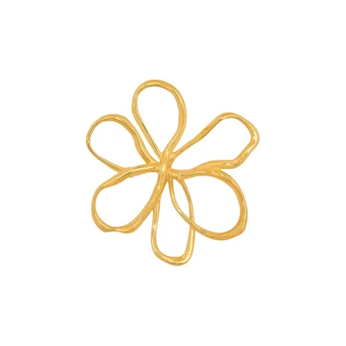 Оскар де ла Рента Латунь Броши Женские Золото