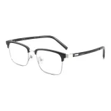 Черно-серебро-C05 & Защита от синего света, 0 диоптрий, линзы без диоптрий