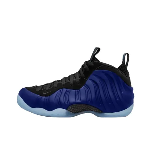 Nike Foamposite One Винтажные баскетбольные кроссовки MID Топ Синий/Черный Унисекс