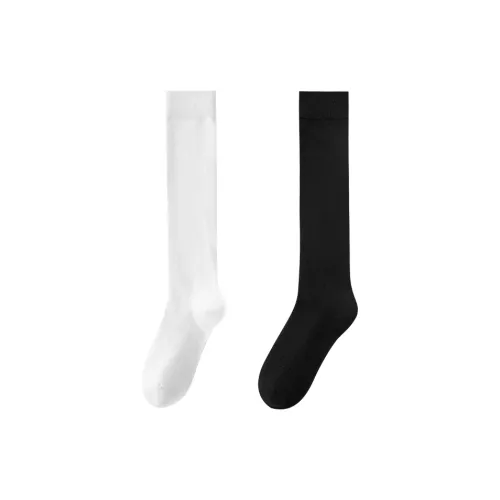 Lan Miao Колено Высокие Носки Женские 2 Пачки