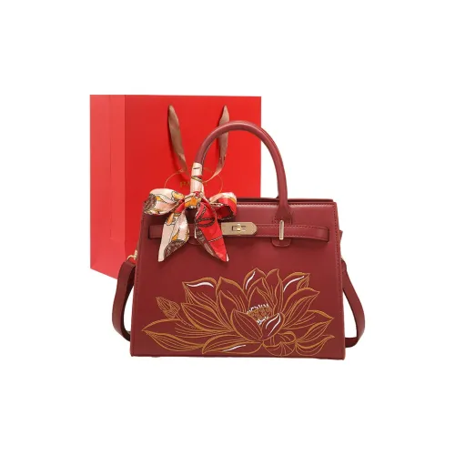 PAYOT Микрофибра Синтетическая Кожа Сумка через плечо Сумка Обычная Женская Красная