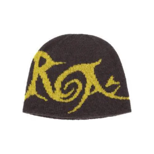 ROA Акрил Mohair Wool Nylon Beanies Men's Brown