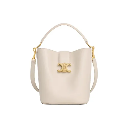 CELINE Louise Коровья кожа Сумка Маленькая Женская Светлый бежевый