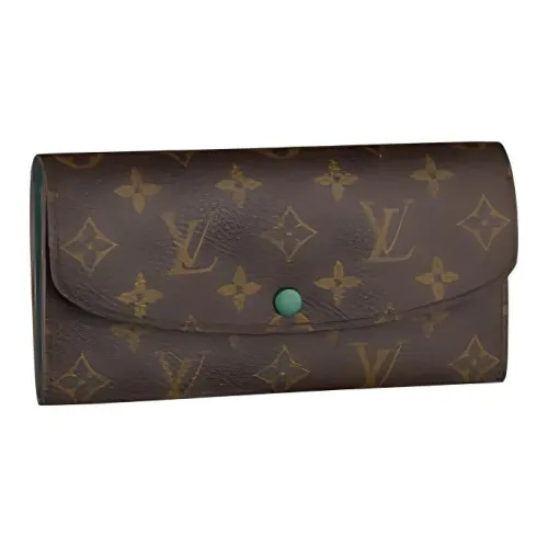 LOUIS VUITTON Холст и кожа Кошелек Стандартный Женский Коричневый