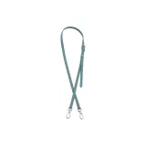 Озерно-голубой - Перфорированный Серебристая пряжка + Длинная лямка Серебристая пряжка [Перфорированный Набор]