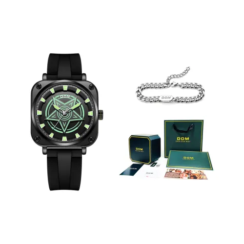 DOM Middle School and High School Students Кварцевый механизм Силиконовый ремешок Часы Унисекс Многоцветный циферблат