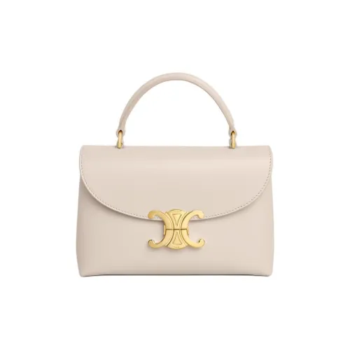 CELINE Сумка через плечо из коровьей кожи женская светло-бежевая