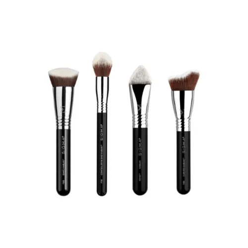SIGMA BEAUTY Кисти для макияжа Foundation Concealing Мягкие и Дружественные к коже набор из четырех штук