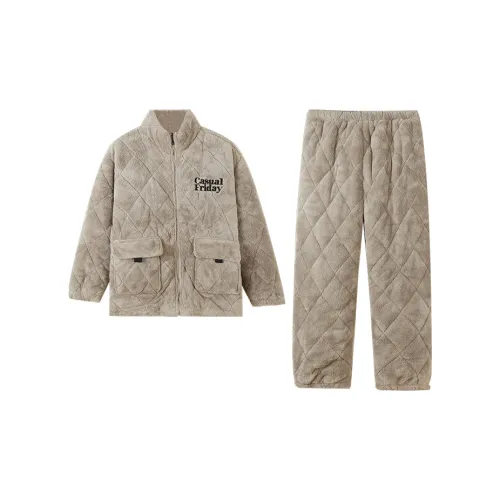 Kerener Pajama Комплект Женский Овсяный Серый