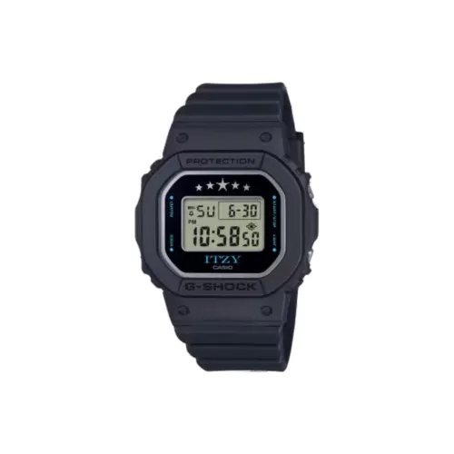 CASIO Кварцевый механизм Смольный ремешок Женские часы Серый циферблат