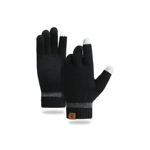 KELME Акриловые вязаные перчатки унисекс черные