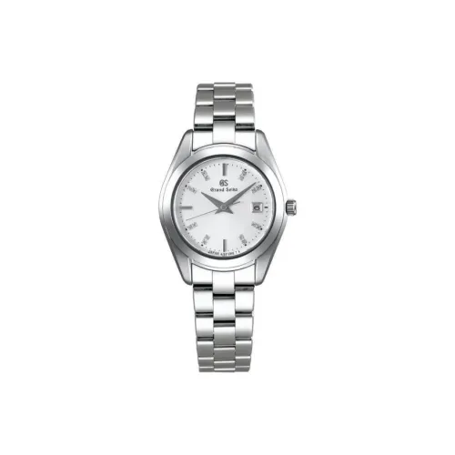 GRAND SEIKO Кварцевый механизм ремешок из нержавеющей стали часы 28,9*28,9 мм женские белый циферблат