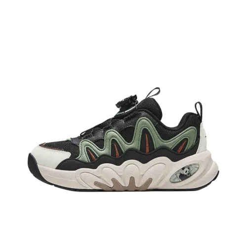 Antakids Slip-resistant Abrasion-resistant Lightweight Cushioning Low-top Kids Lifestyle Shoes Black Kids