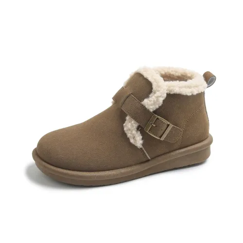 Wooden Rabbit Детские утепленные сапоги High Top для школьного возраста
