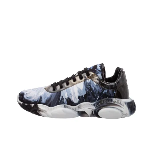 MOSCHINO Низкий топ Повседневная обувь Мужская Синяя