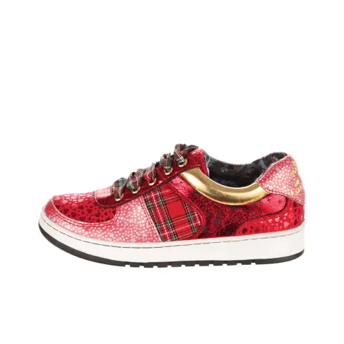 IRREGULAR CHOICE Starbright Streamer Slip-Resistant Low Top Скейтборд Кроссовки Унисекс Красный