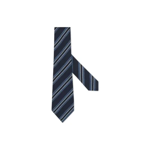 Zegna Тутовый шелк Галстуки Мужской Midnight Blue