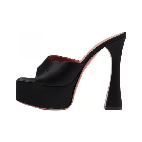 AMINA MUADDI Слипоны 14 см Женские Черные