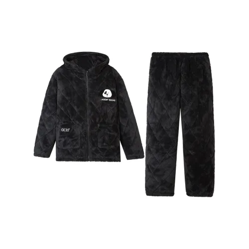 Kerener Pajama Комплект Мужской Угольный Черный