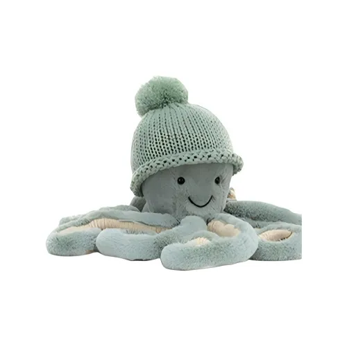 JELLYCAT Ocean Series Удобный Одиссей Сквидвард Тентаклс Куклы Плюшевая кукла 23 см Длина тела в сидячей позе