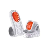 Бело-серый [2 шт] Мягкий отскок Удобный | Антибактериальный Устойчивый к запахам