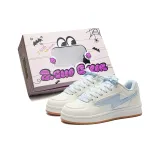 Кремовый синий