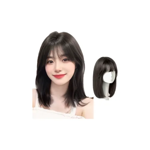 GLUNA Перука для женских Full Голова COVER Ключица Волосы