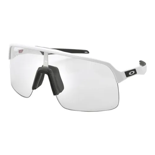 Oakley Нерегулярная форма Солнцезащитные очки Мужской Белый