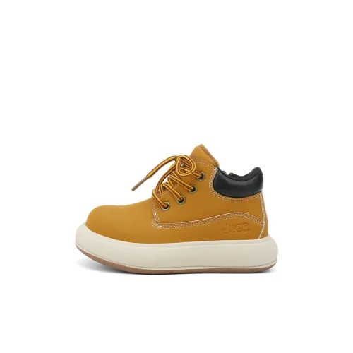 JEEP Устойчивые к истиранию Термические Детские ботинки Земляной Желтый Детский